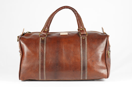 Handgefertigte Reisetasche aus Leder - morabel