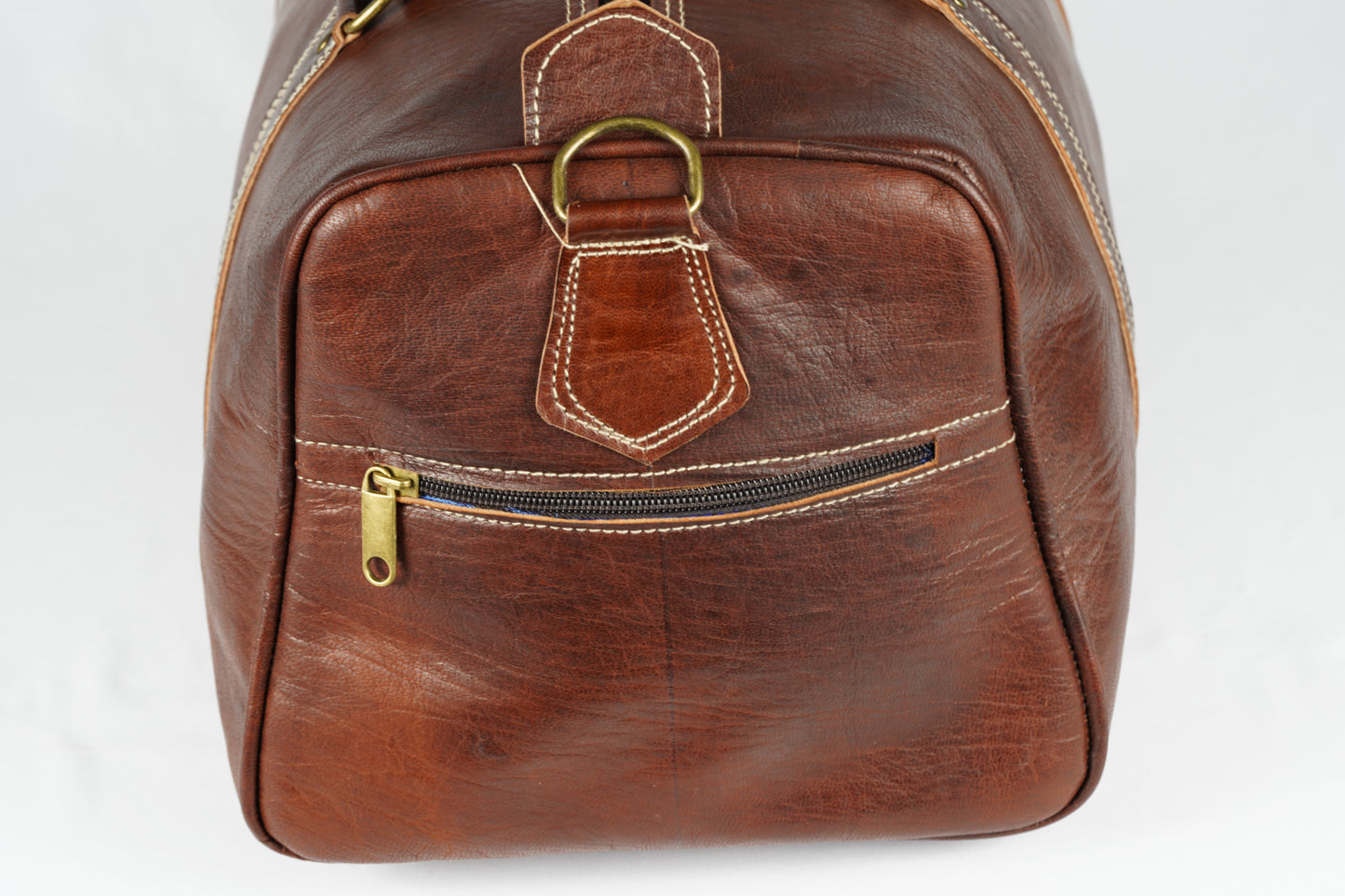 Handgefertigte Reisetasche aus Leder - morabel