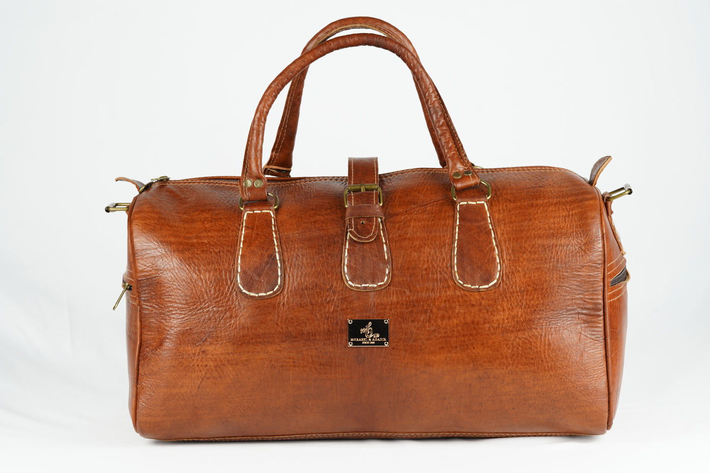 Handgefertigte Reisetasche aus Leder - morabel