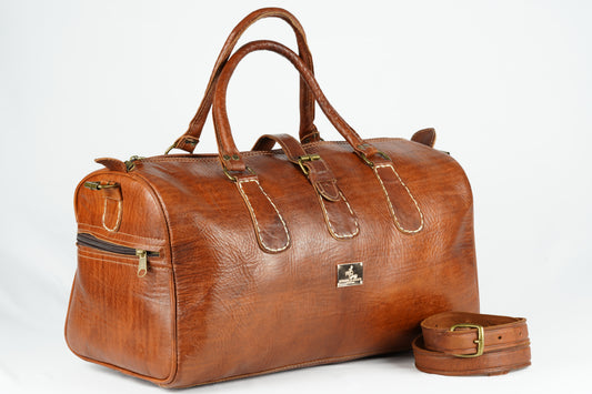 Handgefertigte Reisetasche aus Leder - morabel