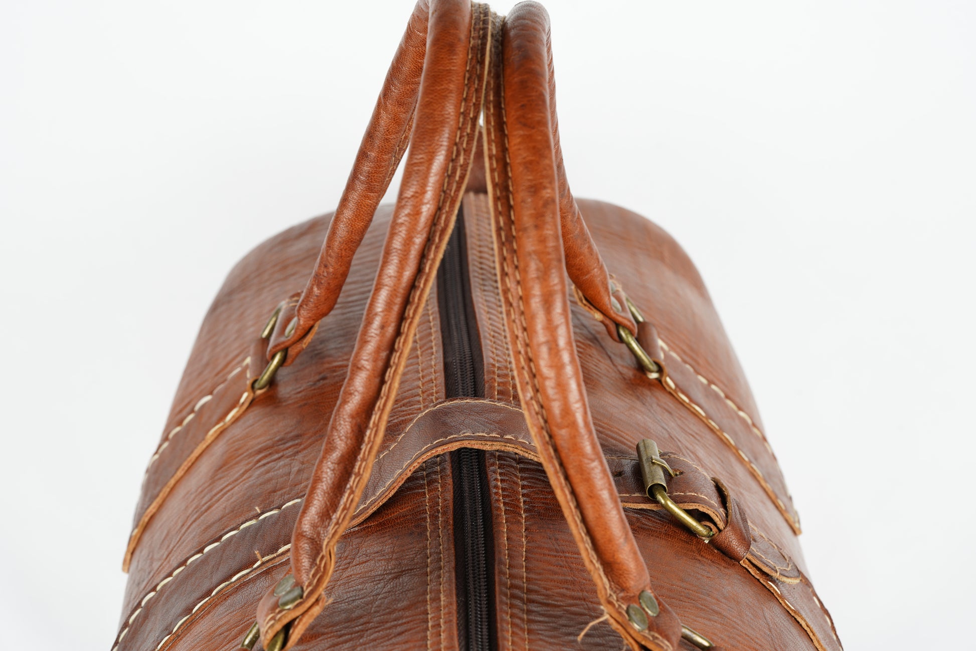 Handgefertigte Reisetasche aus Leder - morabel
