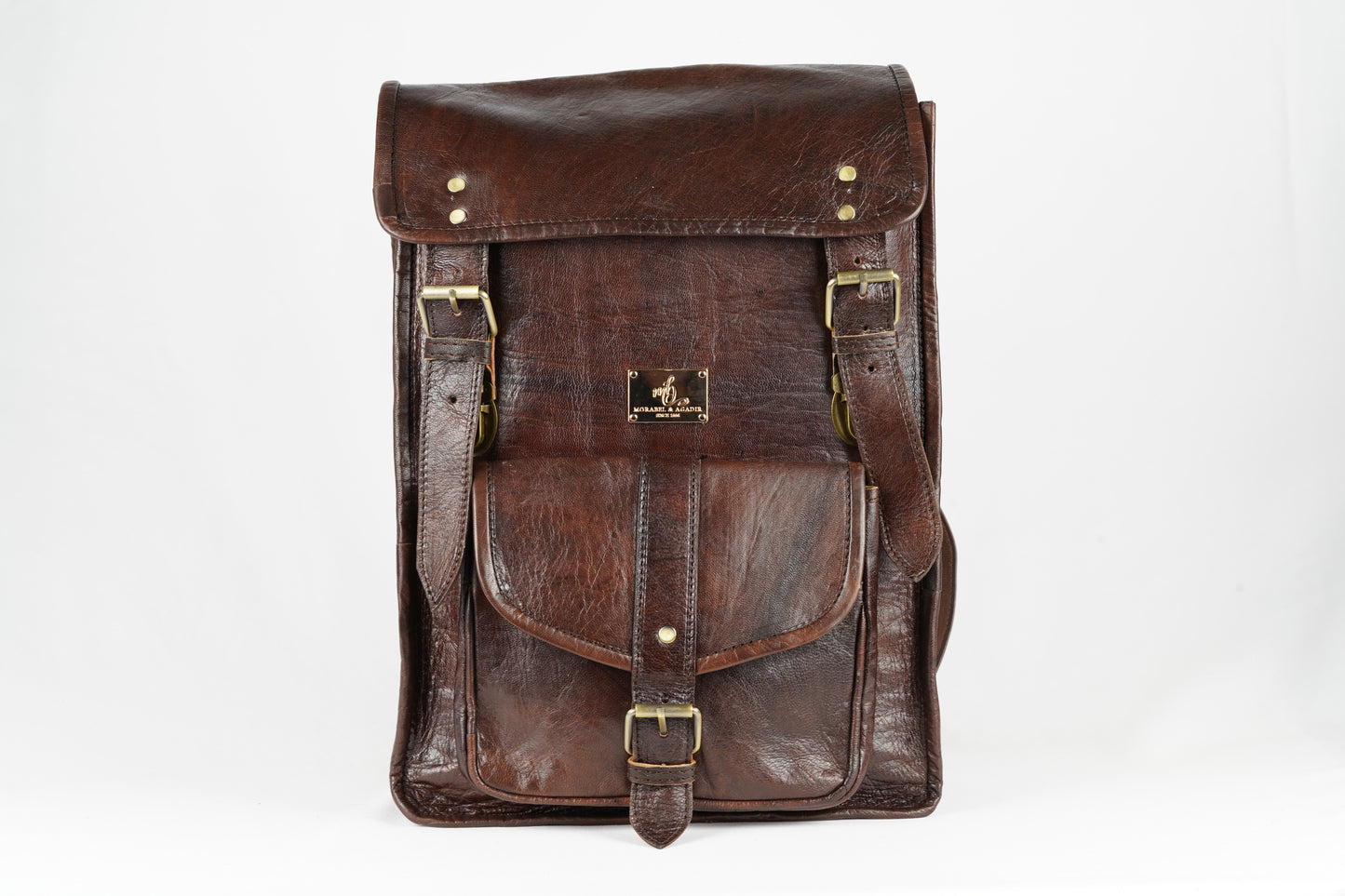 Handgefertigter Leder-Rucksack - morabel