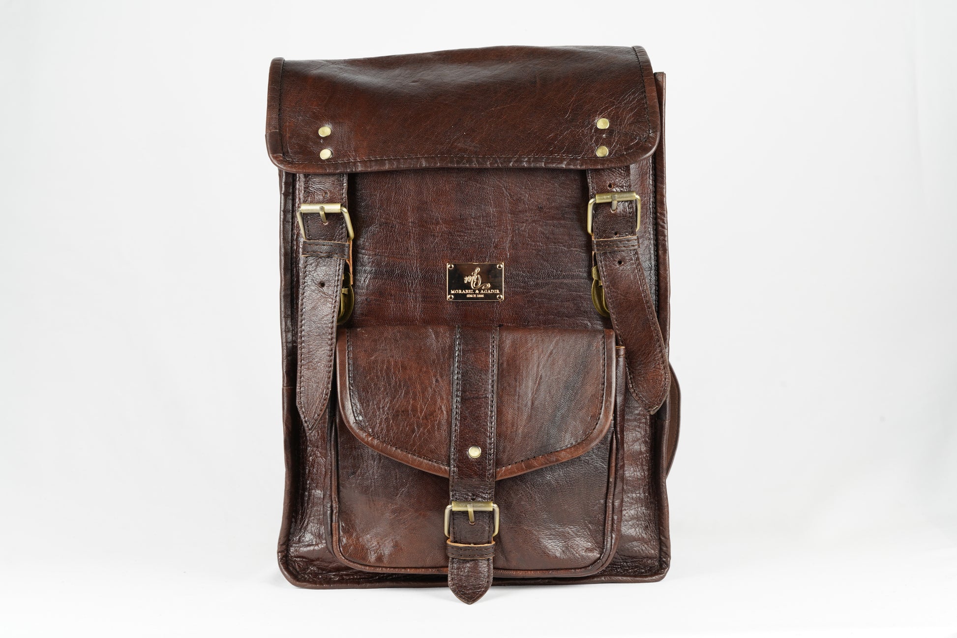 Handgefertigter Leder-Rucksack - morabel