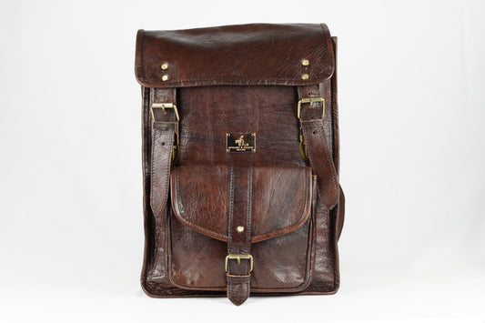 Handgefertigter Leder-Rucksack - morabel