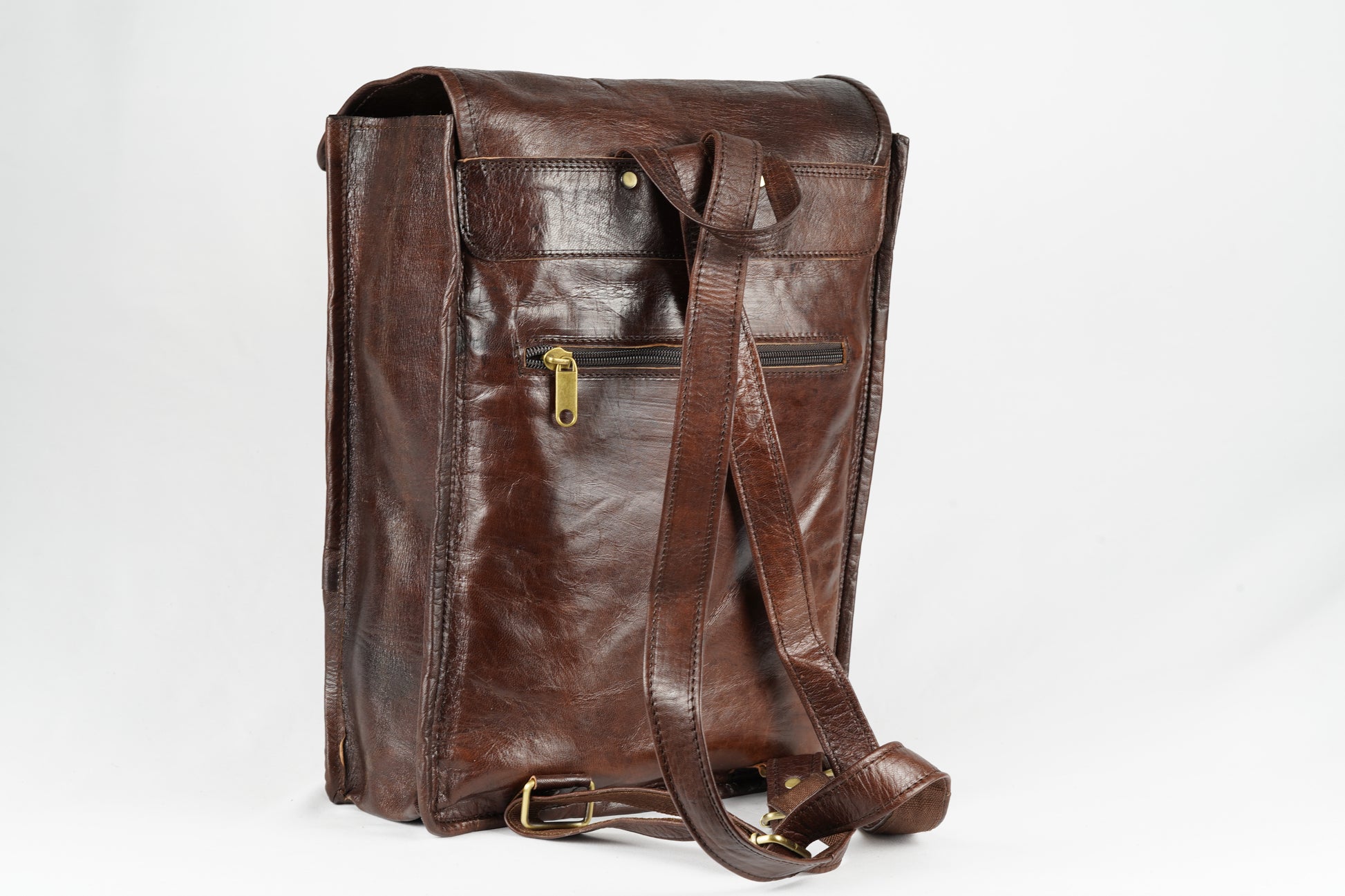 Handgefertigter Leder-Rucksack - morabel