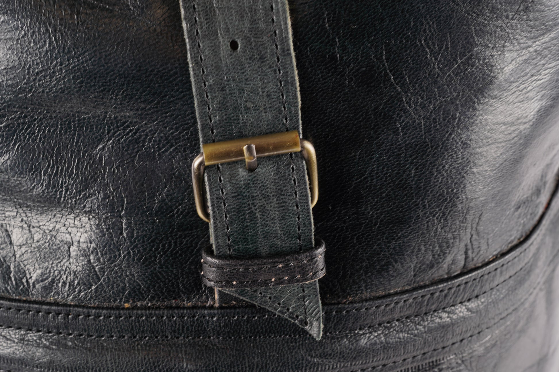 Handgefertigter Rolltop-Leder-Rucksack - morabel