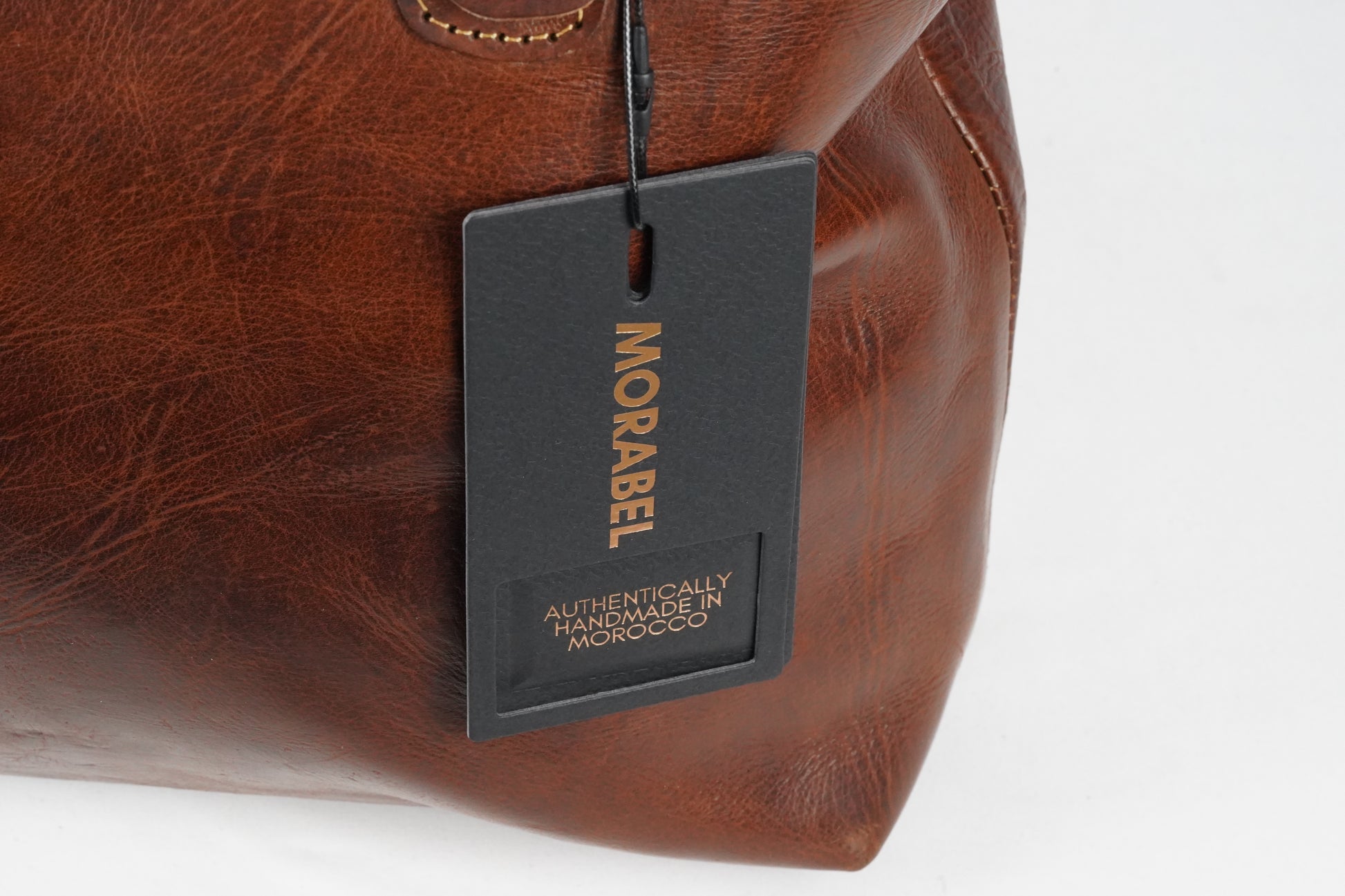 Handgefertigte Leder Damen Shopper Braun – Vintage Schultertasche aus Echtleder - morabel