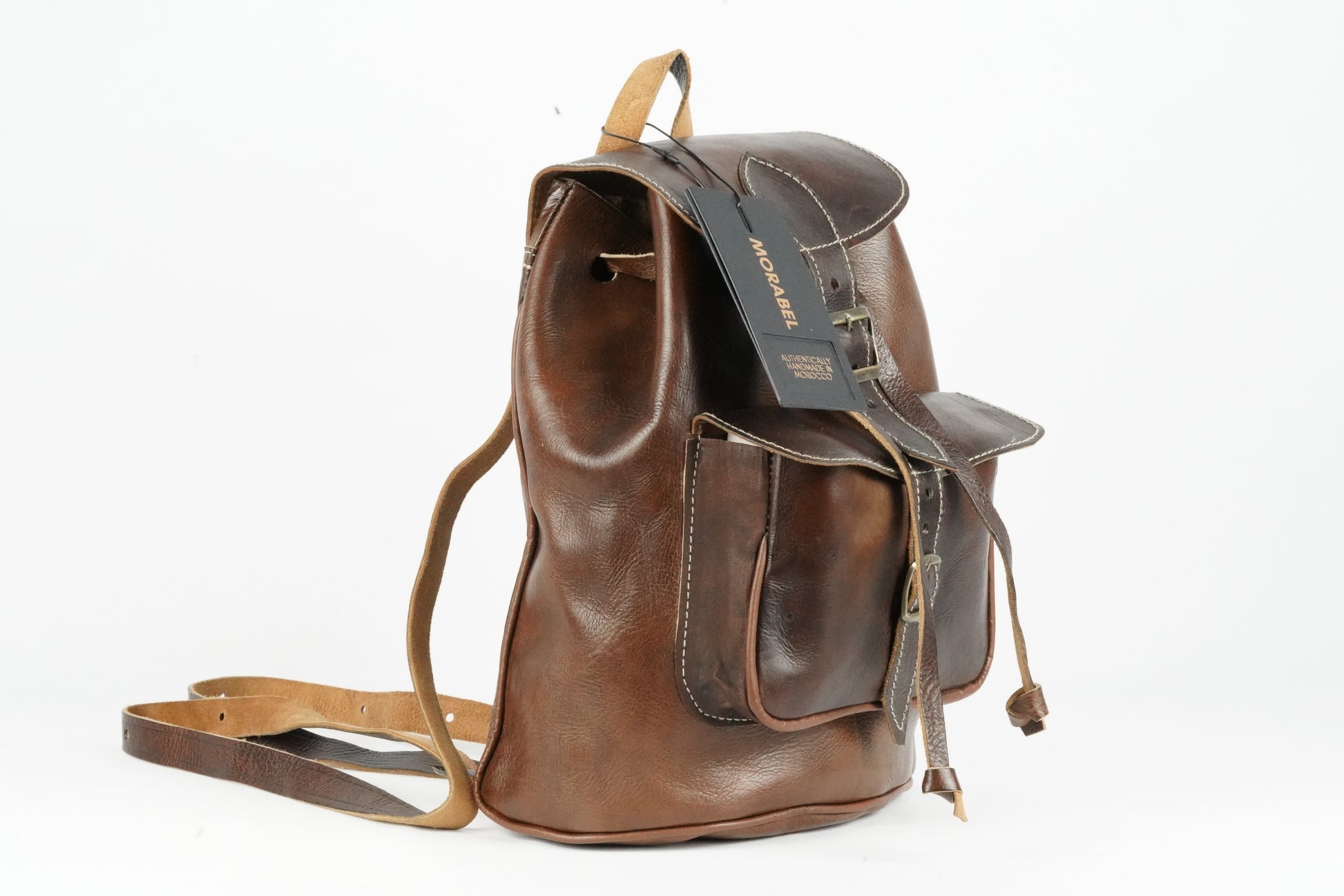 Leder Rucksack , Handgefertigter Vintage , Rucksack aus Echtleder für Damen und Herren, Unisex Echtleder Rucksack - morabel
