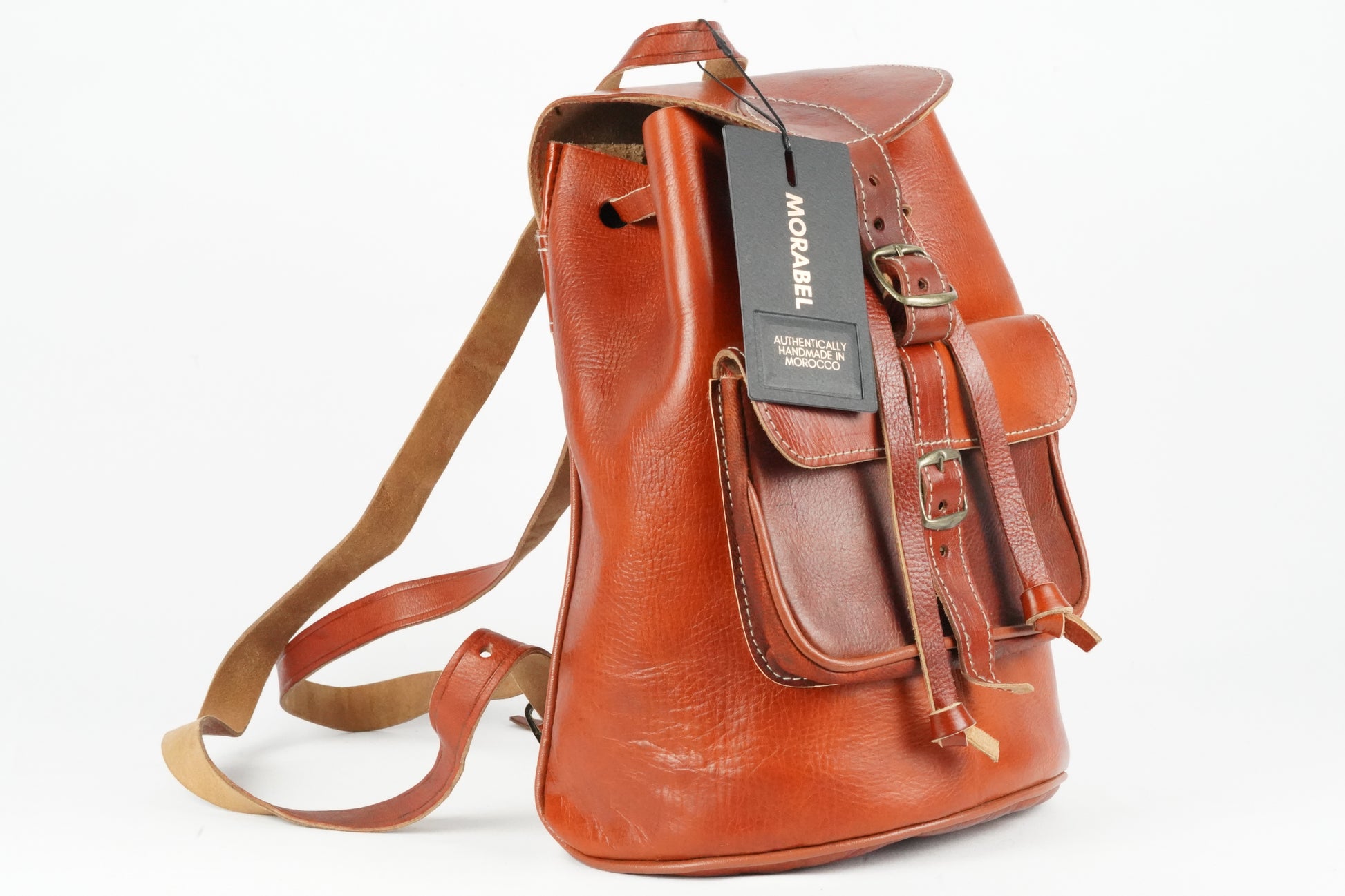 Leder Rucksack , Handgefertigter Vintage , Rucksack aus Echtleder für Damen und Herren, Unisex Echtleder Rucksack - morabel