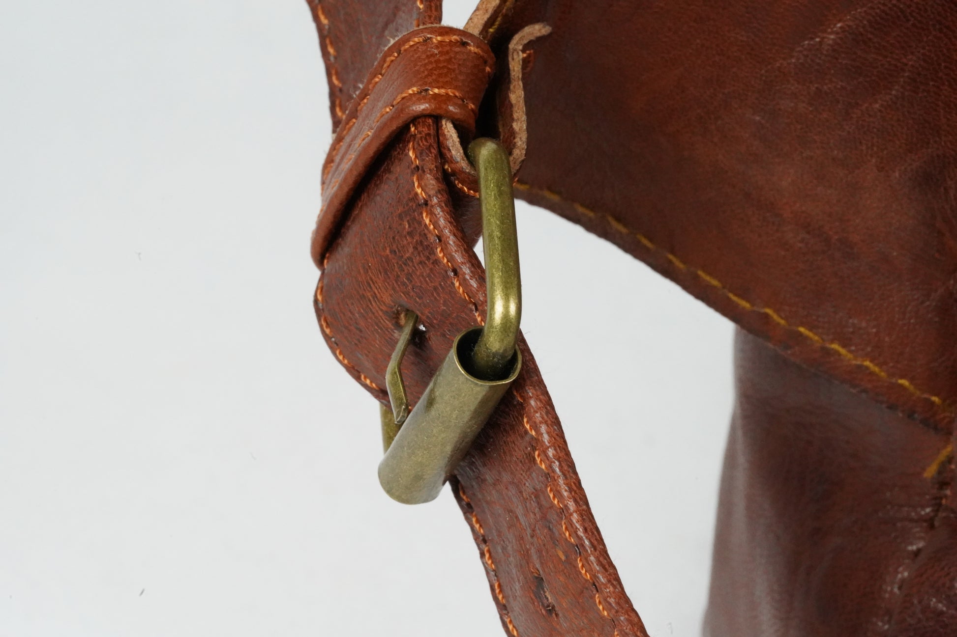 Echtleder Rucksack Herren & Damen – Handgefertigt aus Marokko, Vintage Rolltop Design - morabel